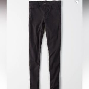 AMERICAN EAGLE OUTFITTERS BLACK HI-RISE JEGGING JEANS